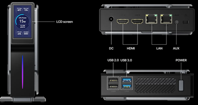K2N Gateway K2NN100 — appliance hardware con LCD frontal, doble LAN, HDMI y USB